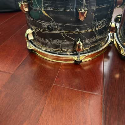 SJC Black Marble w/ Brass Hardware image 7