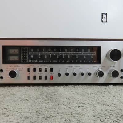 Vintage 1970s McIntosh Mac 4100 AM-FM Stereo Receiver 75-100W Wood Panel image 1