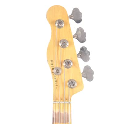 Nash PB-55 3-Tone Sunburst Medium Relic LEFTY w/Lollar Pickups &1-Ply White Pickguard image 6
