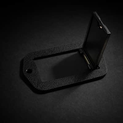 Fender Black Battery Compartment Cover for Deluxe Bass 004-9705-000 image 4