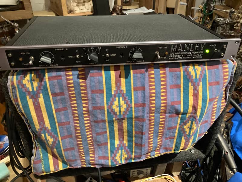 Manley Labs Dual Mono Microphone Preamplifier FRESH FROM MANLEY SERVICE + XTRA TUBES image 1