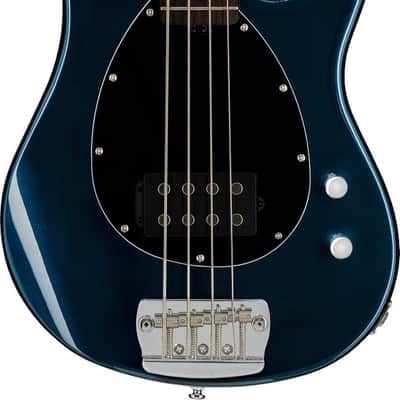 Sterling SB14 Sterling 4-String Bass Guitar, Rosewood Fingerboard, Blue Pearl image 2