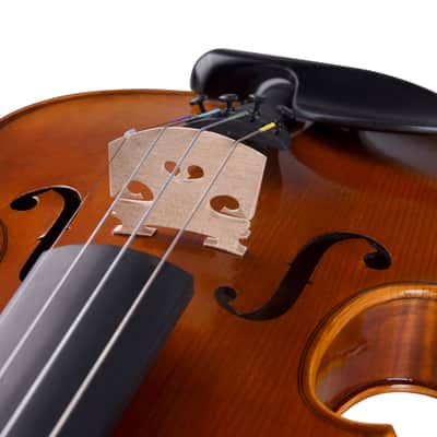 Aileen PREMIUM BEGINNER Series Violin Outfit - 4/4 Full Size Solid Wood Ebony Fitted image 8