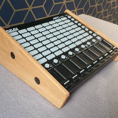 Akai APC Mini Oak Stand (ONLY) from Synths And Wood with VESA Mounting image 2