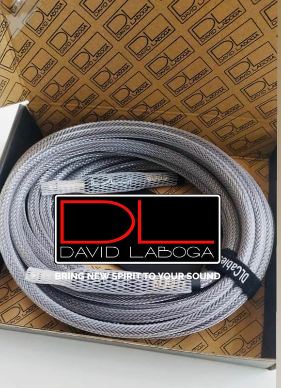 David Laboga / HiEnd Guitar Cable Made for 80's Rock Style / 3m / 10ft / for Vintage Tube Amps like Marshall Plexi, VOX, Selmer, Fender, Gibson, Orange, SUPRO, Park, Sound City, HIWATT, Music Man etc.. image 1