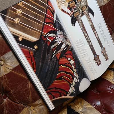 PRS Signed Dragon Double Neck Guitar Collection Book to Whitesnake Guitarist Bernie Marsden in custom hard case image 24