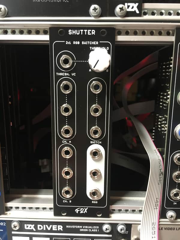 Foxing Hour Shutter Triple 2:1 Video Multiplexer LZX Video Synthesizer image 1