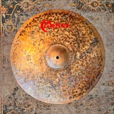 TURK OF DOOM Dark Complex Bosphorus RAW 18” THIN CRASH RIDE ONLY 1340 g Spectacular Unlathed image 1