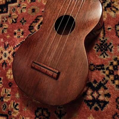 1950s-1960s Martin Style 0 Soprano Ukulele Mahogany w/ Original Case | Brazilian Rosewood Fingerboard image 6