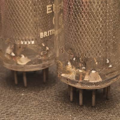 Matched pair Mullard Ef86 - Square D Getter - ++1 image 6
