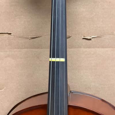 Yamaha VC3 4/4 Cello Outfit 2014 - Natural Poly Varnish (w/ Gig Bag)) image 4