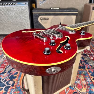 Epiphone Wildkat Studio Flame Top Semi Hollow P90s 2015 w/OHSC image 9