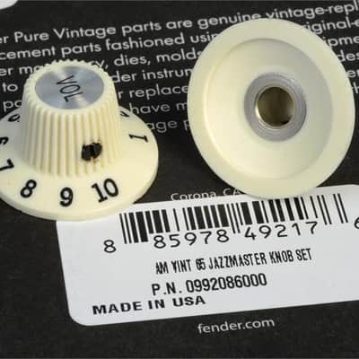 Fender American Vintage '65 Jazzmaster Knob Set image 2