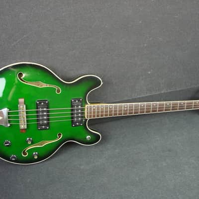 Vintage Aria Made in Japan Model 1410 Hollow Body Electric Bass Guitar image 15