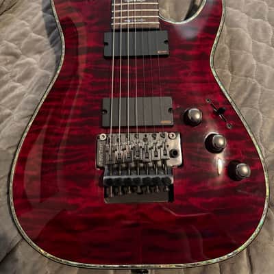 Schecter Hellraiser C-7 FR 2011 - Present - Black Cherry image 1