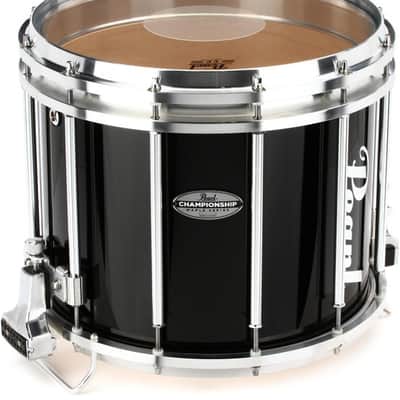 Pearl FFXM1412/A Championship Maple FFX 14-inch x 12-inch Marching Snare Drum - Midnight Black image 2