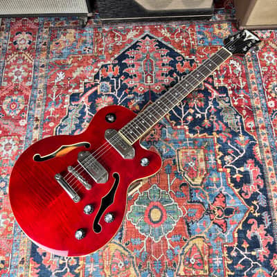 Epiphone Wildkat Studio Flame Top Semi Hollow P90s 2015 w/OHSC image 6
