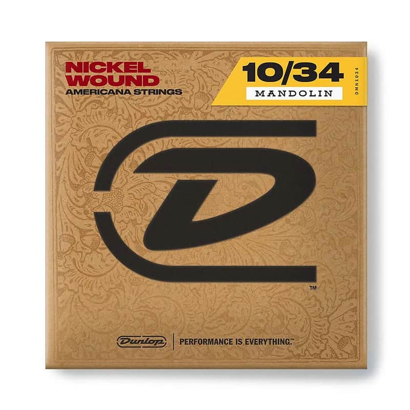 Dunlop DMP1034 Phosphor Bronze Mandolin Strings - Light (10-34) image 1