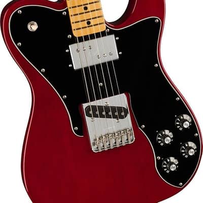 Fender Limited Edition American Vintage II 1977 Telecaster Custom Guitar, Maple Fingerboard, Wine w/ Case image 2