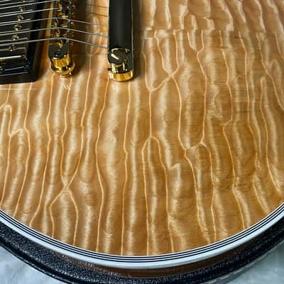 NEW! Gibson Dealer Select Custom Shop Les Paul Custom AAAAAAA Quilt - 7AQ! - Natural - SO MUCH DEPTH and MOVEMENT! - 9.7 lbs - Authorized Dealer - G07564 image 11