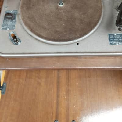 Garrard Type A Record-Changer Turntable w/o Plinth 1960s Cream image 2
