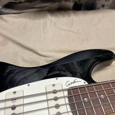 Godin Shifter 5 5-string Bass 2011 - Black image 4