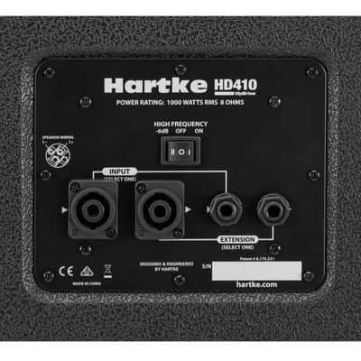 Hartke HyDrive HD410 | 1000W 8Ω 4x10" Bass Cab. New with Full Warranty! image 4