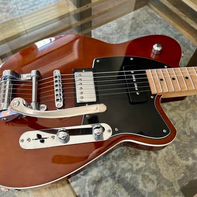 Reverend Guitars Double Agent OG - Violin Brown - Maple w/Bigsby image 17