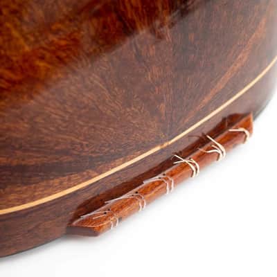 Professional Iraqi Oud Floating Bridge Pamela Mother of Pearl design & Cedar Top image 7