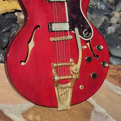 Epiphone E212TV Sheraton “Special Order” 1967 See Thru Cherry image 1