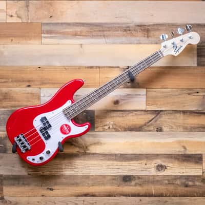 B-Stock Squier Mini Precision Electric P Bass Guitar, Dakota Red image 1