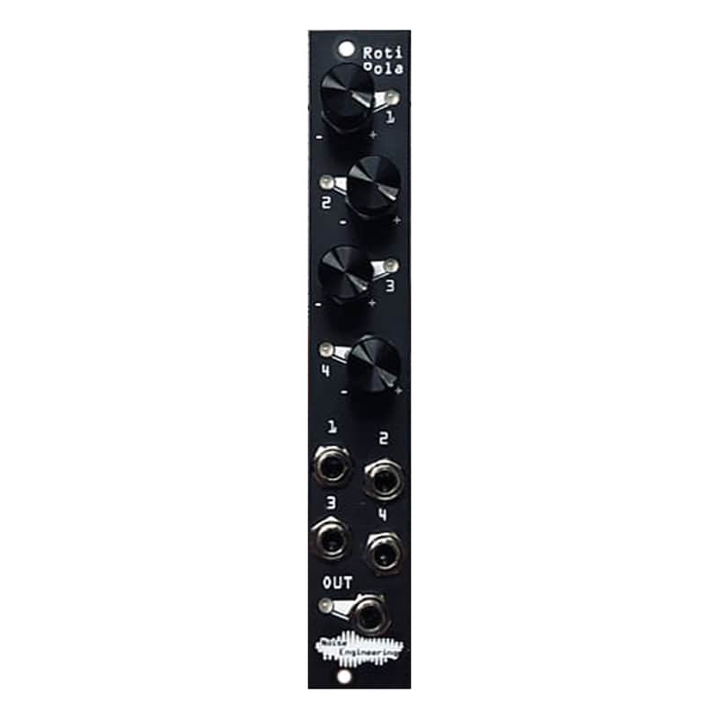Noise Engineering Roti Pola Eurorack Quad CV Mixer & Offsett Module (Black) image 1