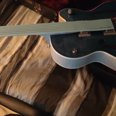 Gretsch G6120SH-HBLU Brian Setzer Hot Rod 2017 2 Tone Harbor Blue image 18