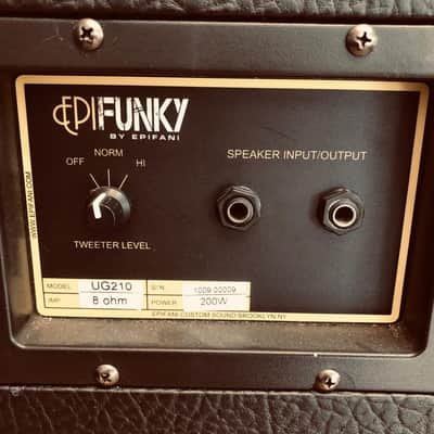 Epifani UG210 EPIFUNKY by EPIFANI bass cabinet image 2