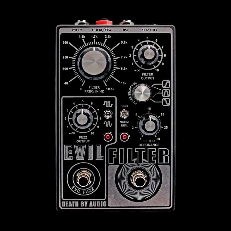 Death By Audio Evil Filter Octave Filter And Fuzz Guitar Pedal image 1