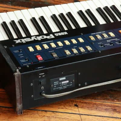 1980s Korg Polysix 6-Voice Analog Polysynth (PS-6) Synthesizer image 13