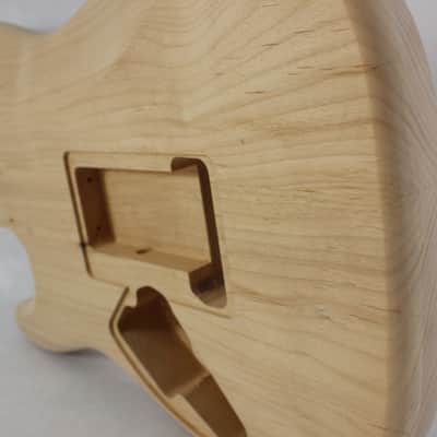 Unfinished Alder SSS Strat Stratocaster body Fits Fender neck J1547 image 4
