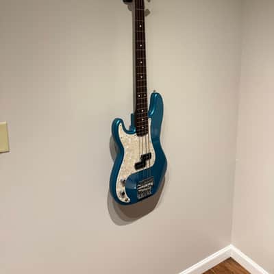 Left Handed Fender Custom Mod Shop American Precision Bass 2022 Ocean Turquoise image 6