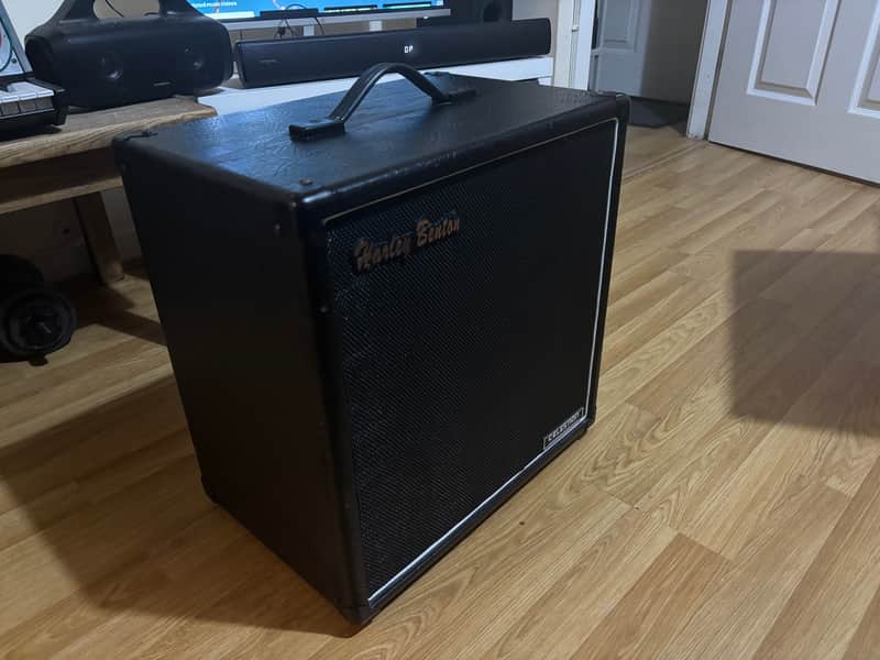 Harley Benton G112 Vintage 1x12 Cab - Black - Celestion Vintage 30 image 1
