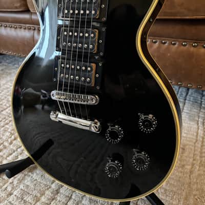 1977 Greco EG800PB Vintage 3 Pickup Custom Black Beauty Frampton Phenix, Japan Fujigen image 5