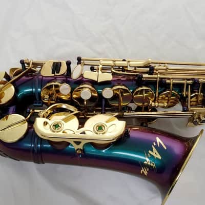 LA Sax Alto Saxophone, with high G key - Chameleon Color image 13