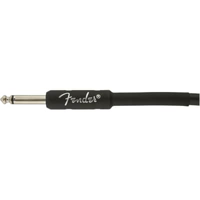 Mint Fender Professional Series Instrument Cable, Straight-Angle, 10', Black image 3