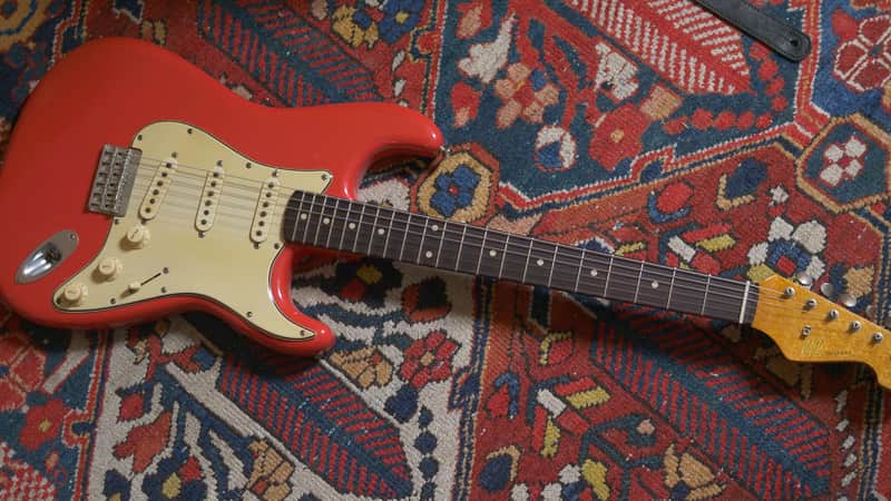 MB Guitars 62-S  2024 - Fiesta Red Hardtail image 1