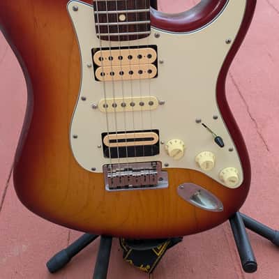 2004 Fender American Series Stratocaster w/ Dimarzio and upgrades hsh Rosewood with case image 3