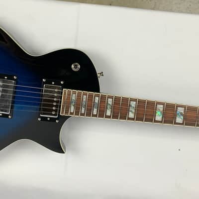 ESP LTD AS-1 FR FM Alex Skolnick Black Aqua Sunburst BLKAQSB + Hardshell Case B-Stock - KOREA image 14