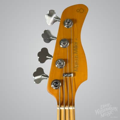 Sire Marcus Miller V6-4 String Bass Guitar, Maple Fingerboard, Ocean Turquoise Blue image 7