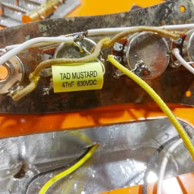 Luthier made Jazz Bass 2020 Aged Capri Orange image 21