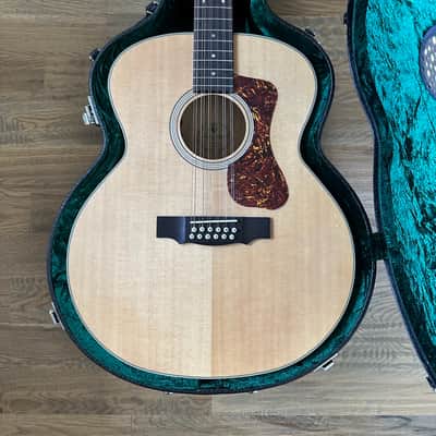 Guild F-2512E Jumbo 12 String Acoustic-Electric Guitar With Guild USA Deluxe Humidified Case image 2