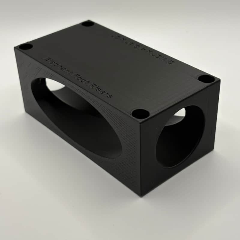 Elephant Foot Risers Block Riser for Small Pedals 2.5"w x 4.75"d x 2"h image 1