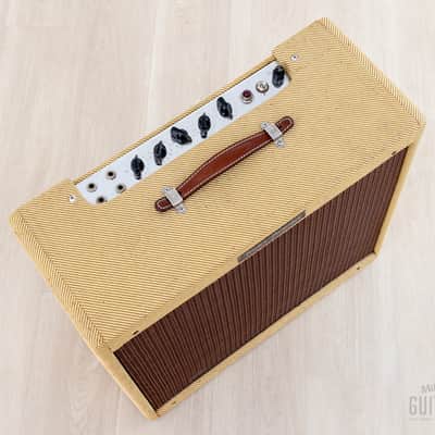 1959 Fender Tremolux Tweed Vintage Tube Amp 5G9 Circuit w/ Jensen P12P Alnico, Serviced image 3
